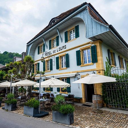 Romantik Hotel de L'Ours Sugiez Exterior foto